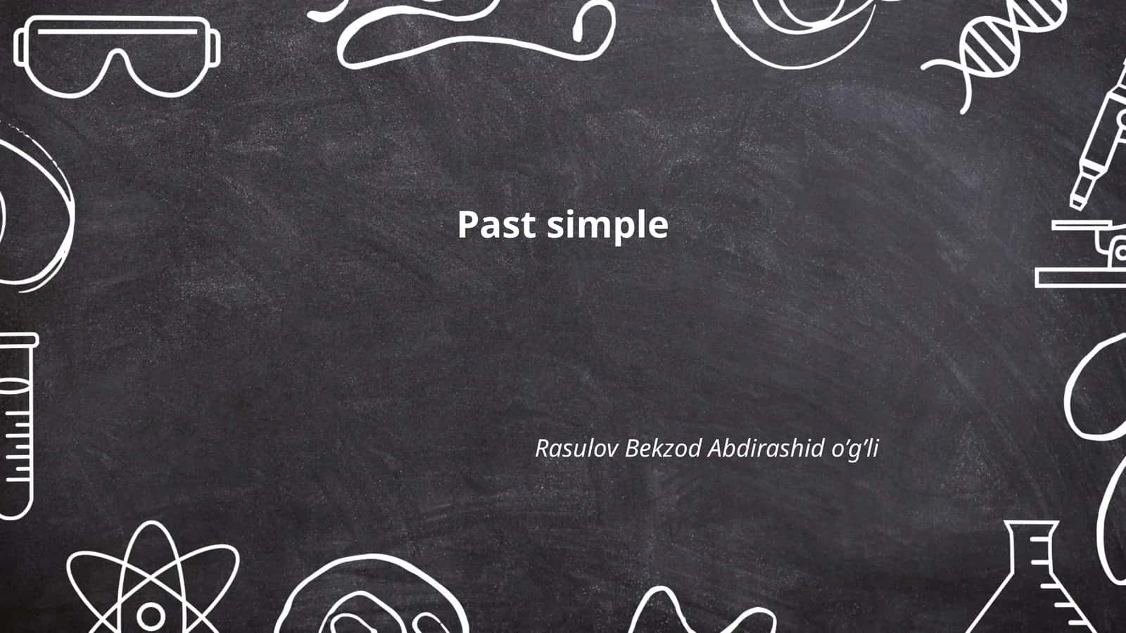 Past simple