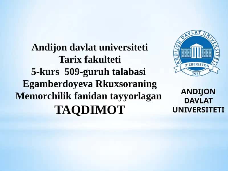 Mustaqillik davri memorchiligi
