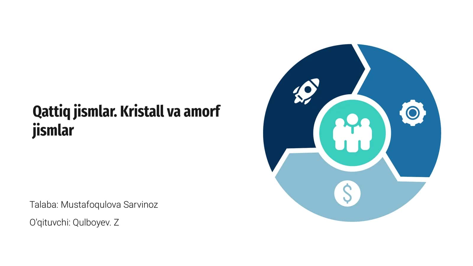 Qattiq jismlar. Kristall va amorf jismlar