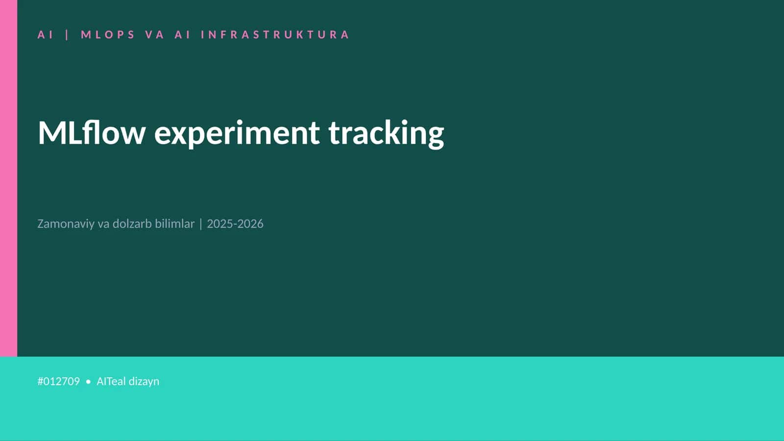 AI | MLOPS VA AI INFRASTRUKTURA
