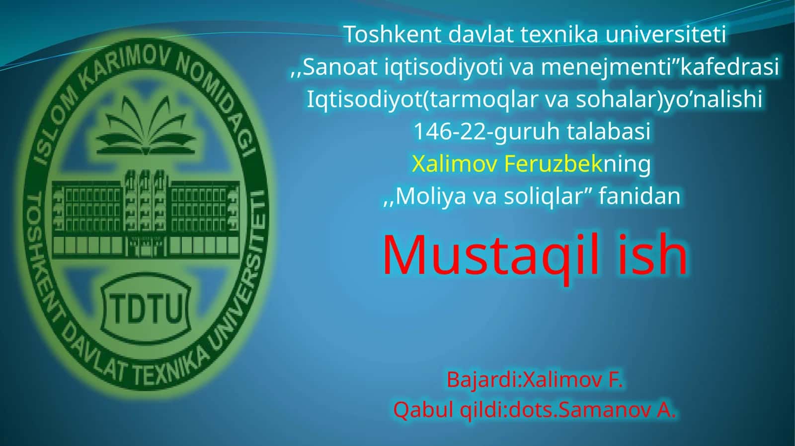 O‘zbekistonda jismoniy shaxslarga beriladigan soliq imtiyozlari