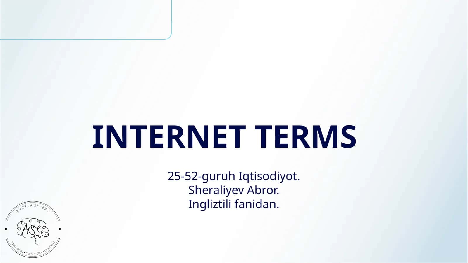 INTERNET TERMS