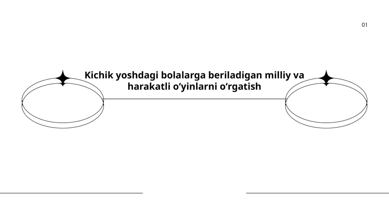 Kichik yoshdagi bolalarga beriladigan milliy va harakatli oʻyinlarni oʻrgatish