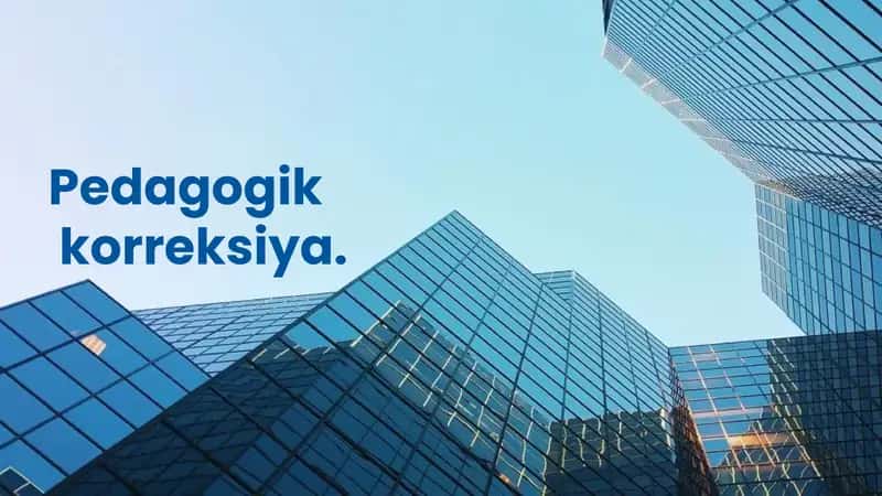 Pedagogik korreksiya