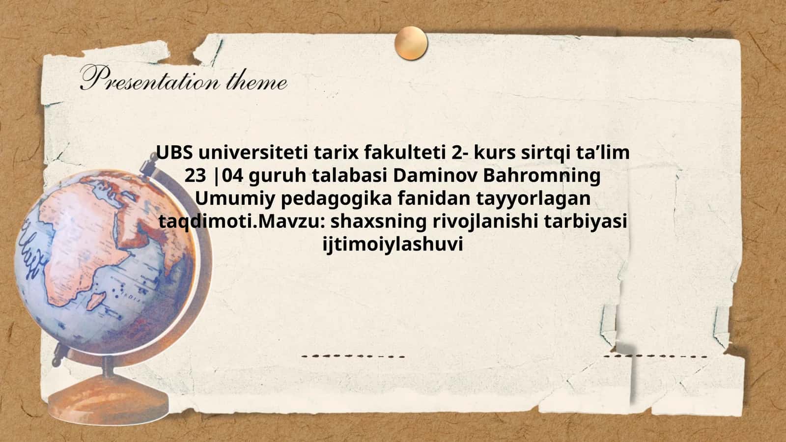shaxsning rivojlanishi tarbiyasi ijtimoiylashuvi
