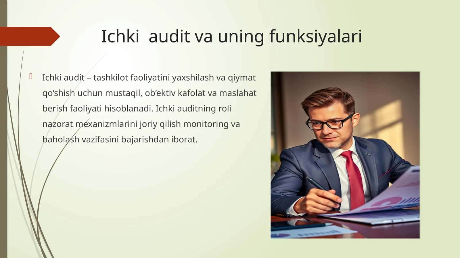 Ichki audit va uning funksiyalari