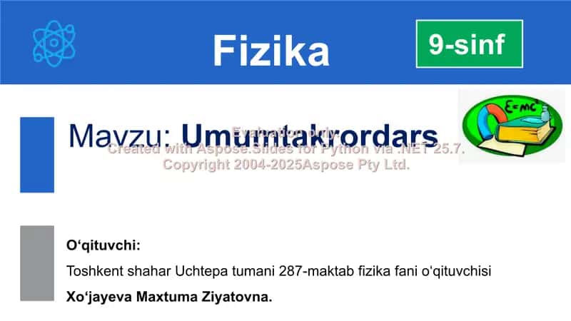 Issiqlik miqdori va issiqlik balans tenglamasiga doir masala