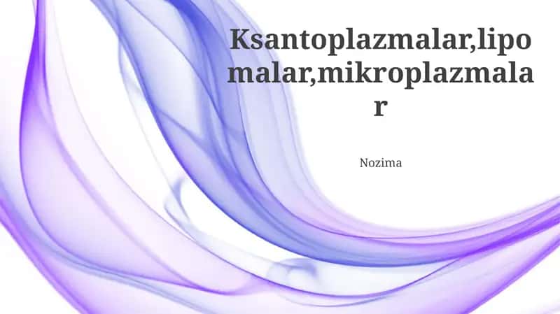 Lipomalar: Klinik ko'rinishi va diagnostikasi