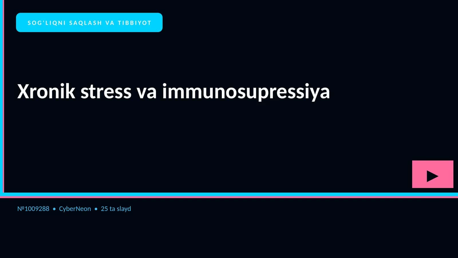 Xronik stress va immunosupressiya