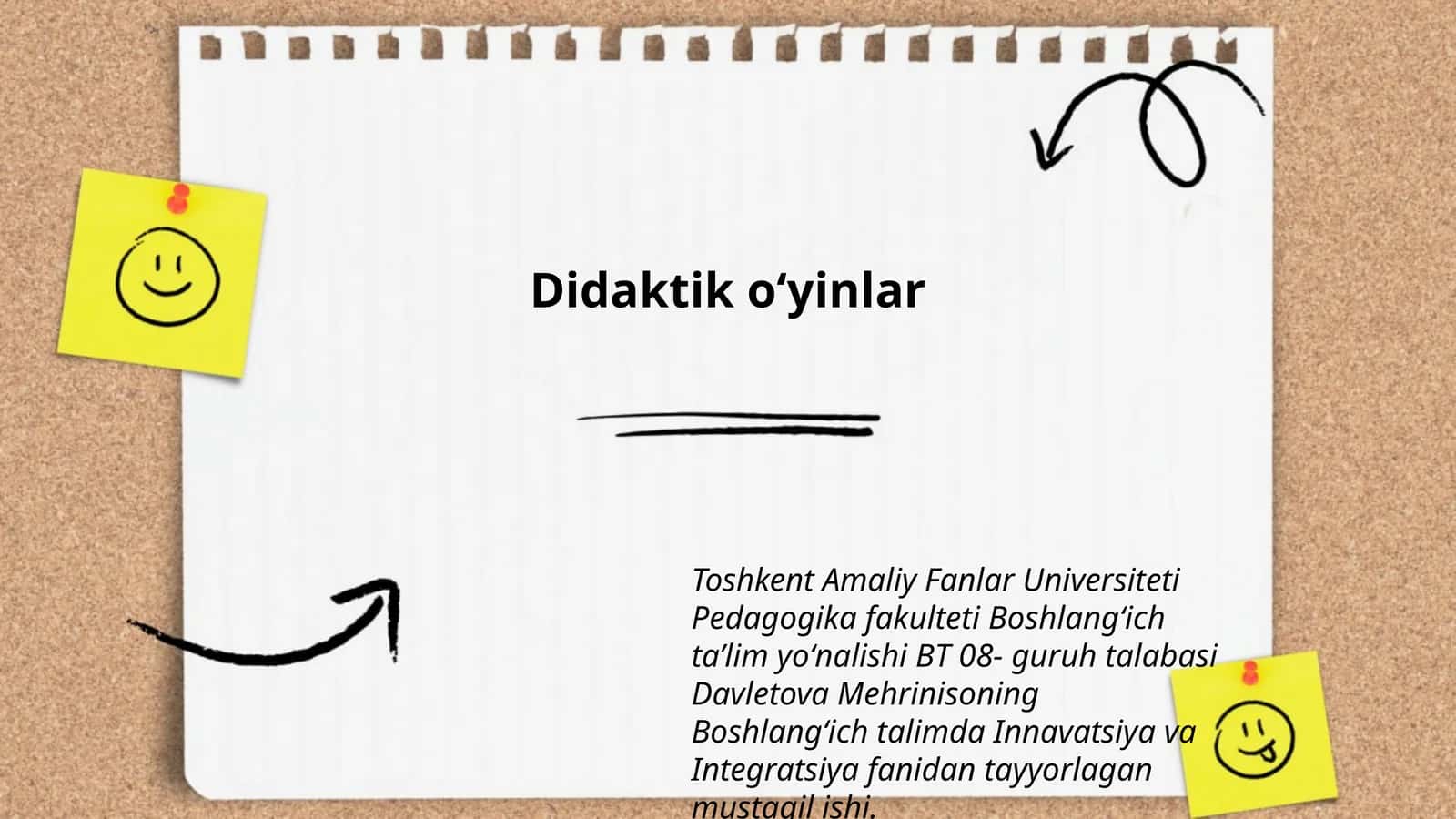 Didaktik oʻyinlar