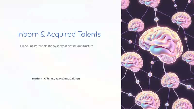 Inborn & Acquired Talents