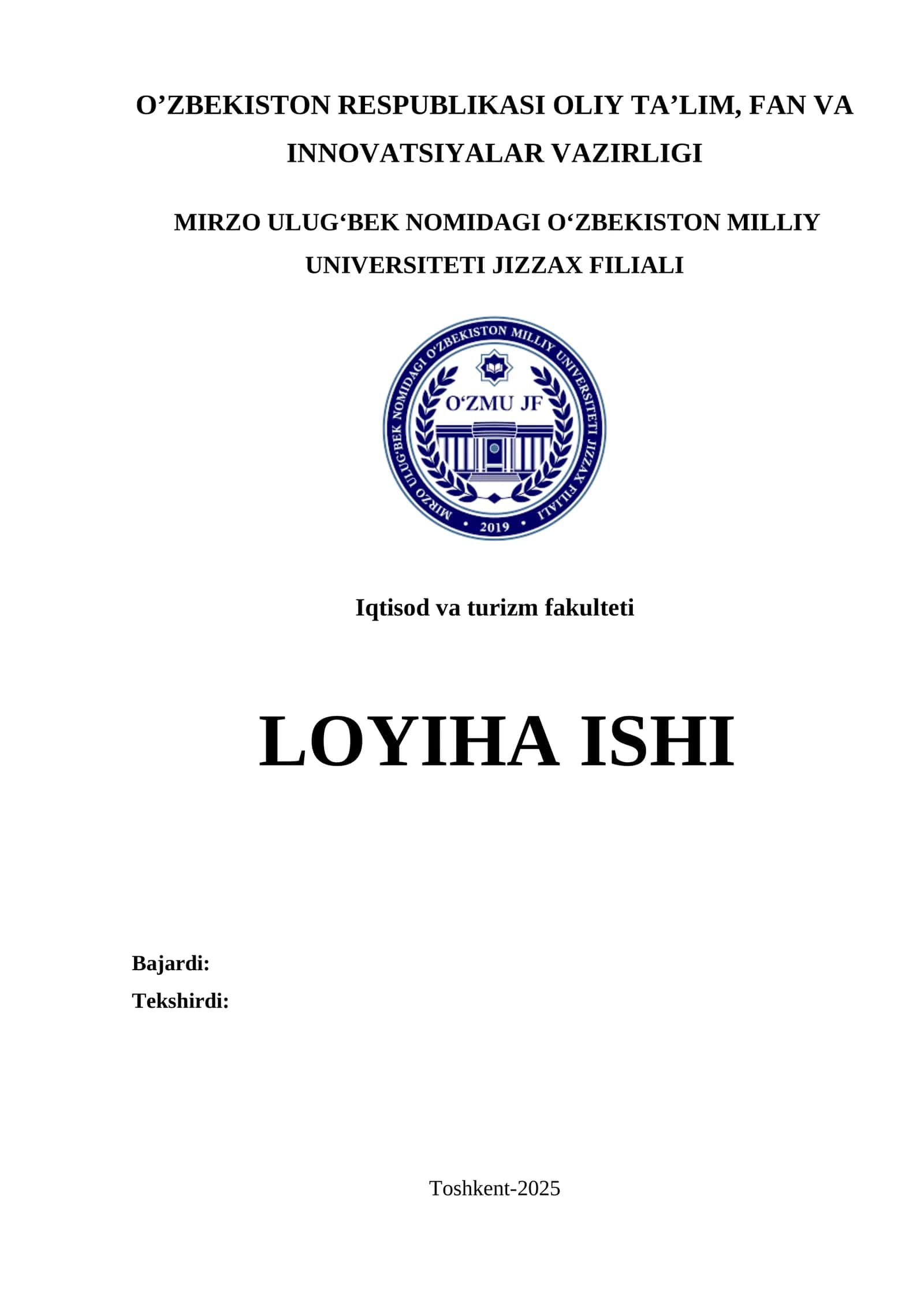 Genetik tahlil laboratoriyalari loyiha ishi
