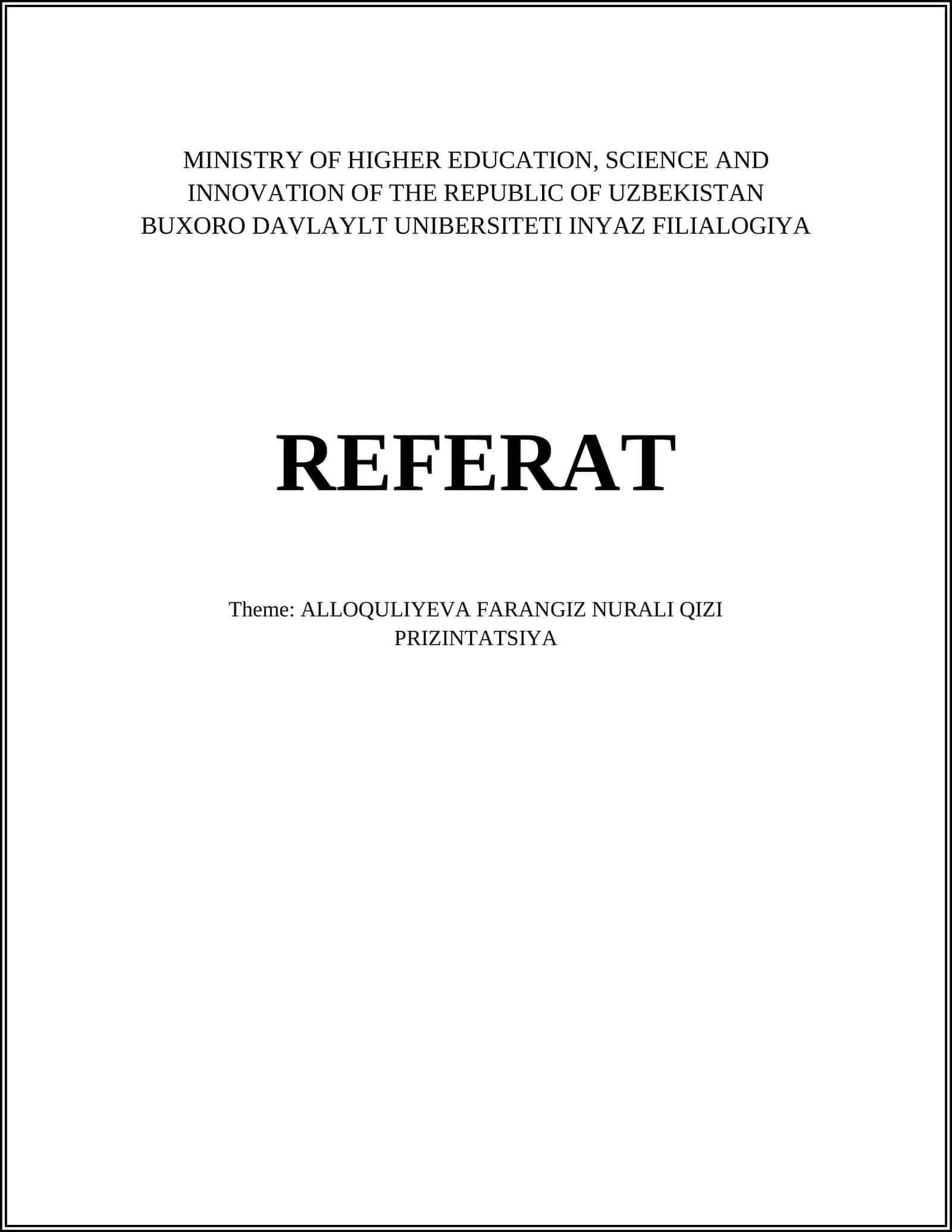 REFERAT