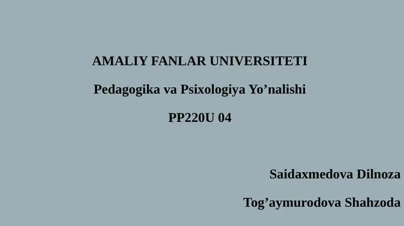 Bolalarni maktabga tayyorlashda o'zbekiston respublikasi maktabgacha ta'lim tizimini 2030 yilgacha rivojlantirish konsepsiyasi haqida malumot .