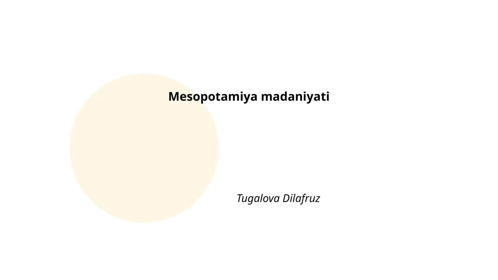 Mesopotamiya madaniyati