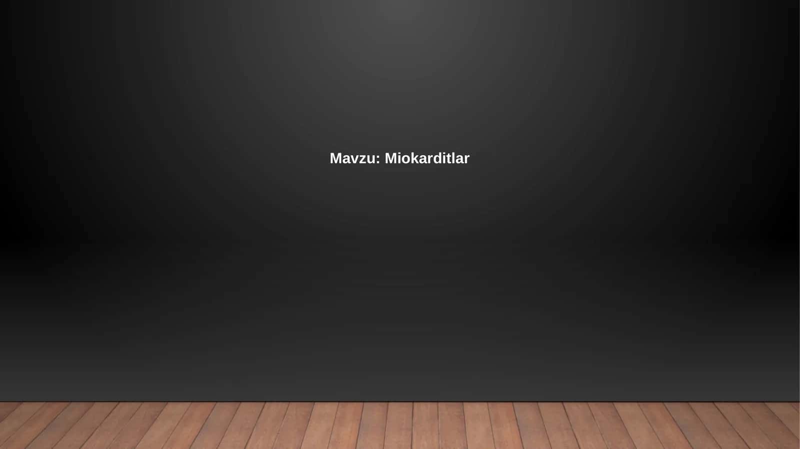 Miokarditlar
