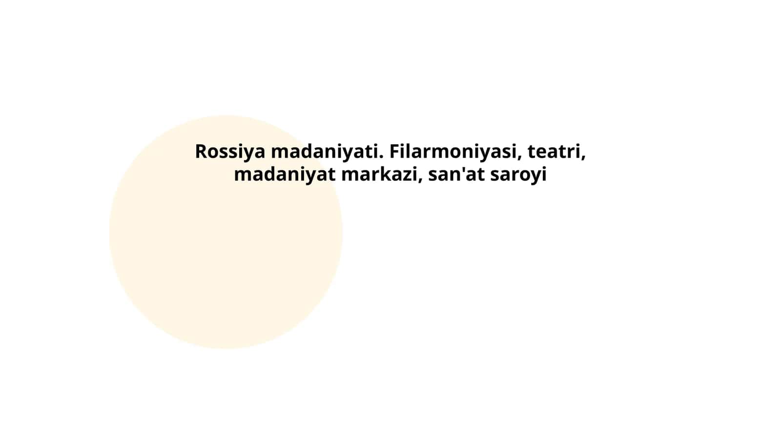 Rossiya filarmoniyasi tarixiy rivojlanishi