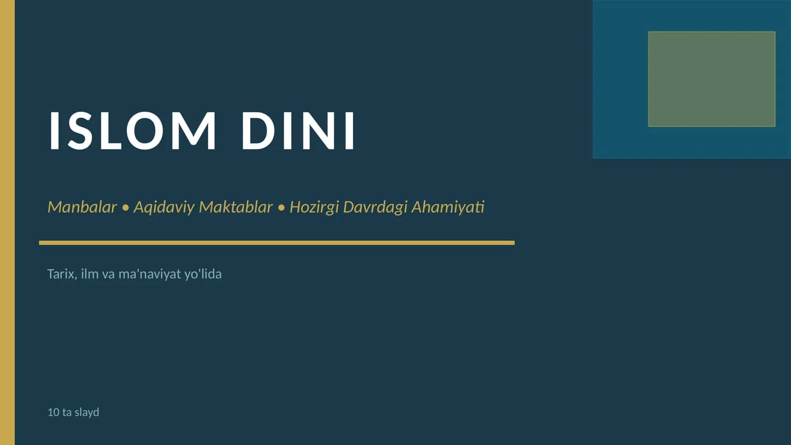 ISLOM DINI