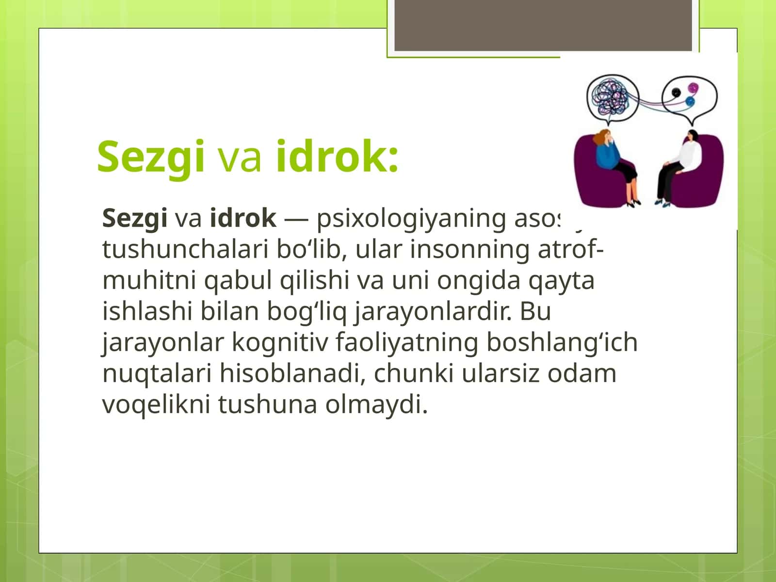Sezgi va idrok