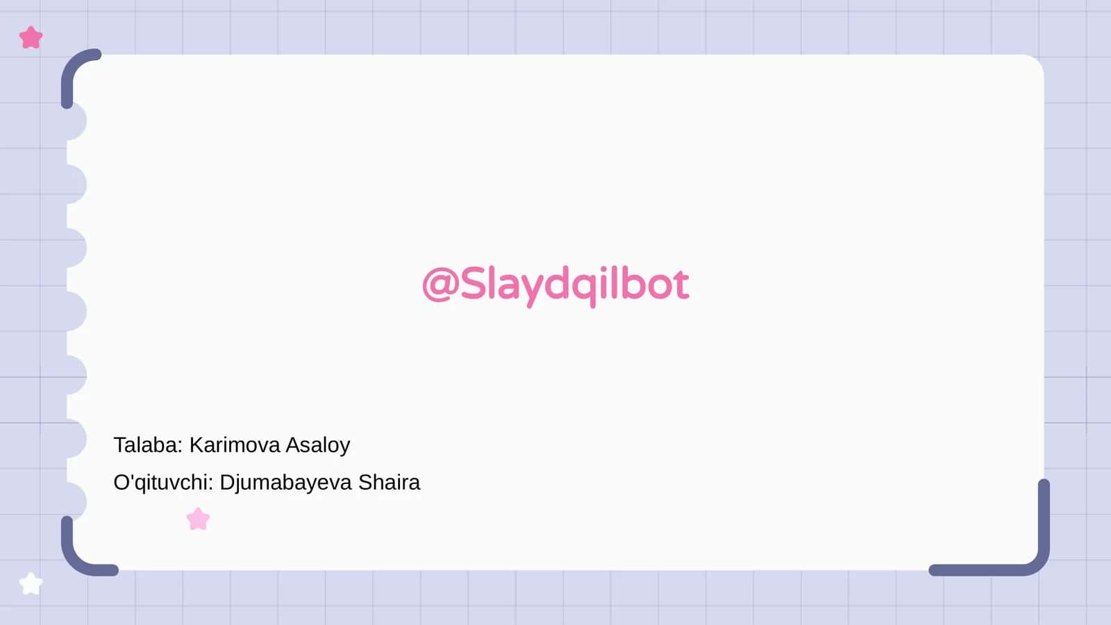 @Slaydqilbot