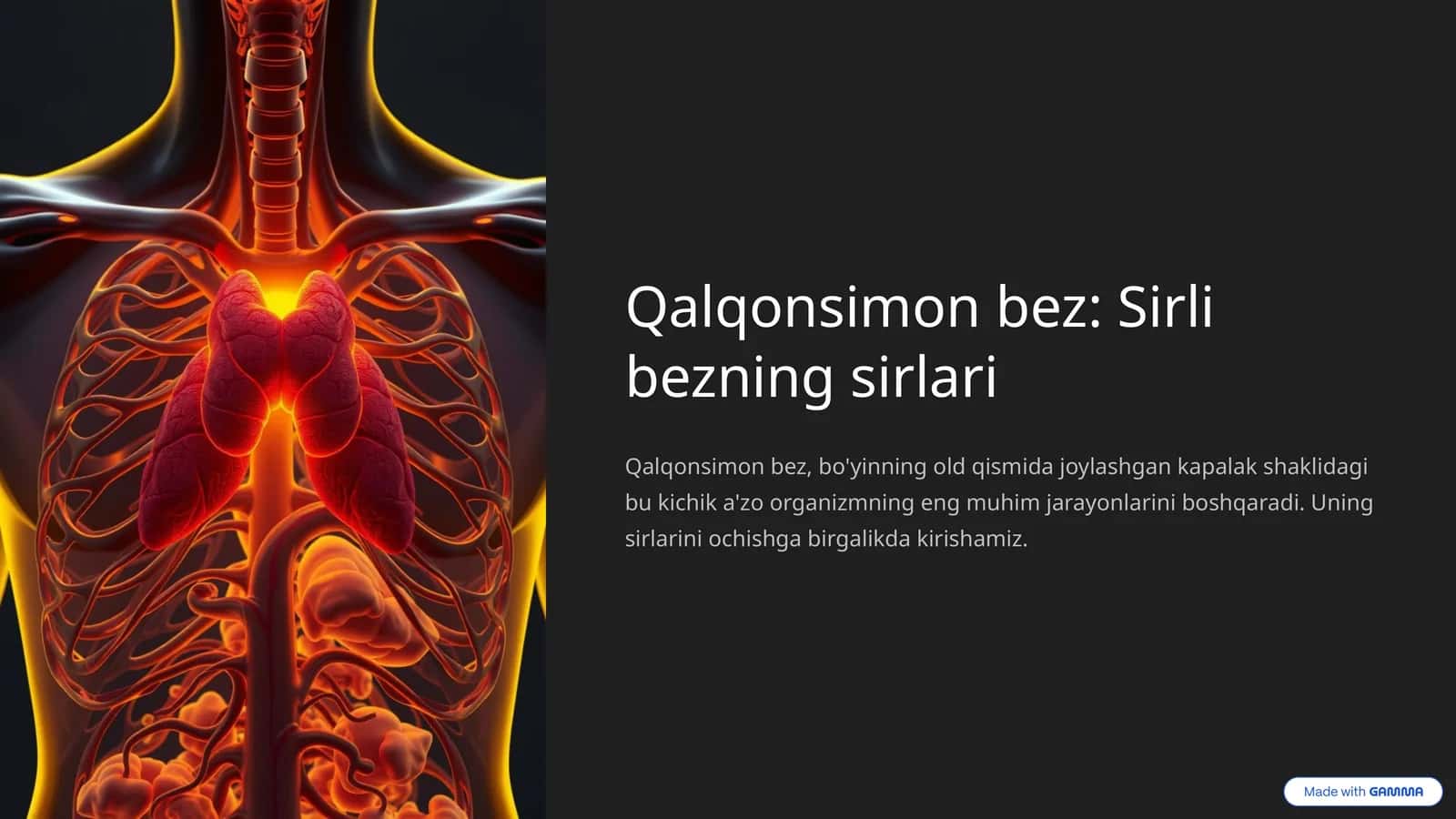 Qalqonsimon bez: Sirli bezning sirlari