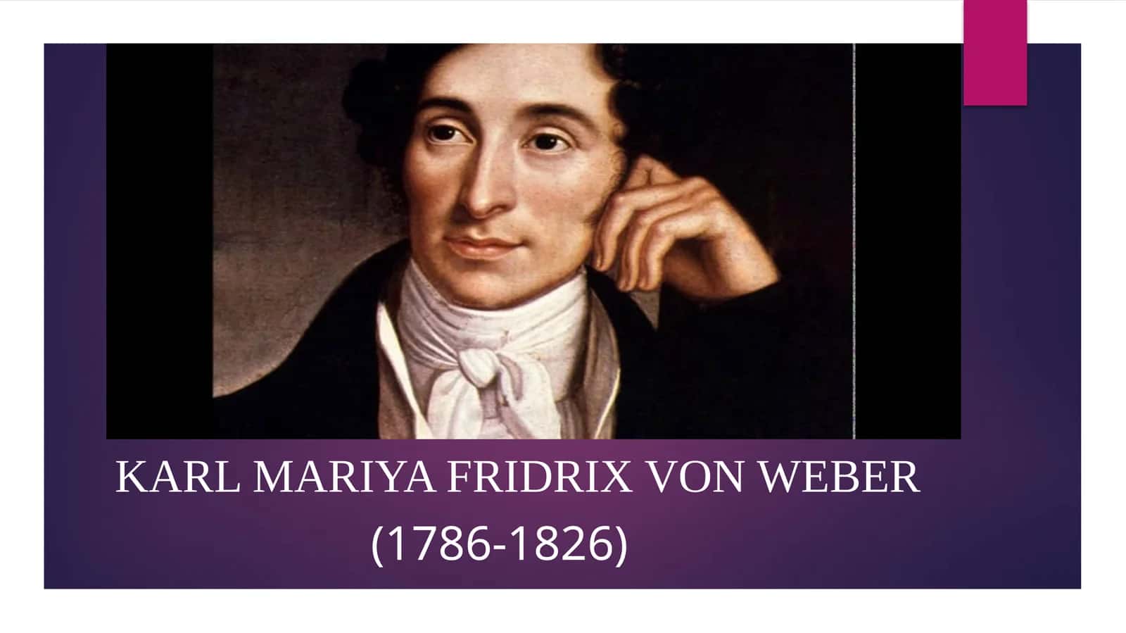 Karl Mariya Fridrix fon Weber