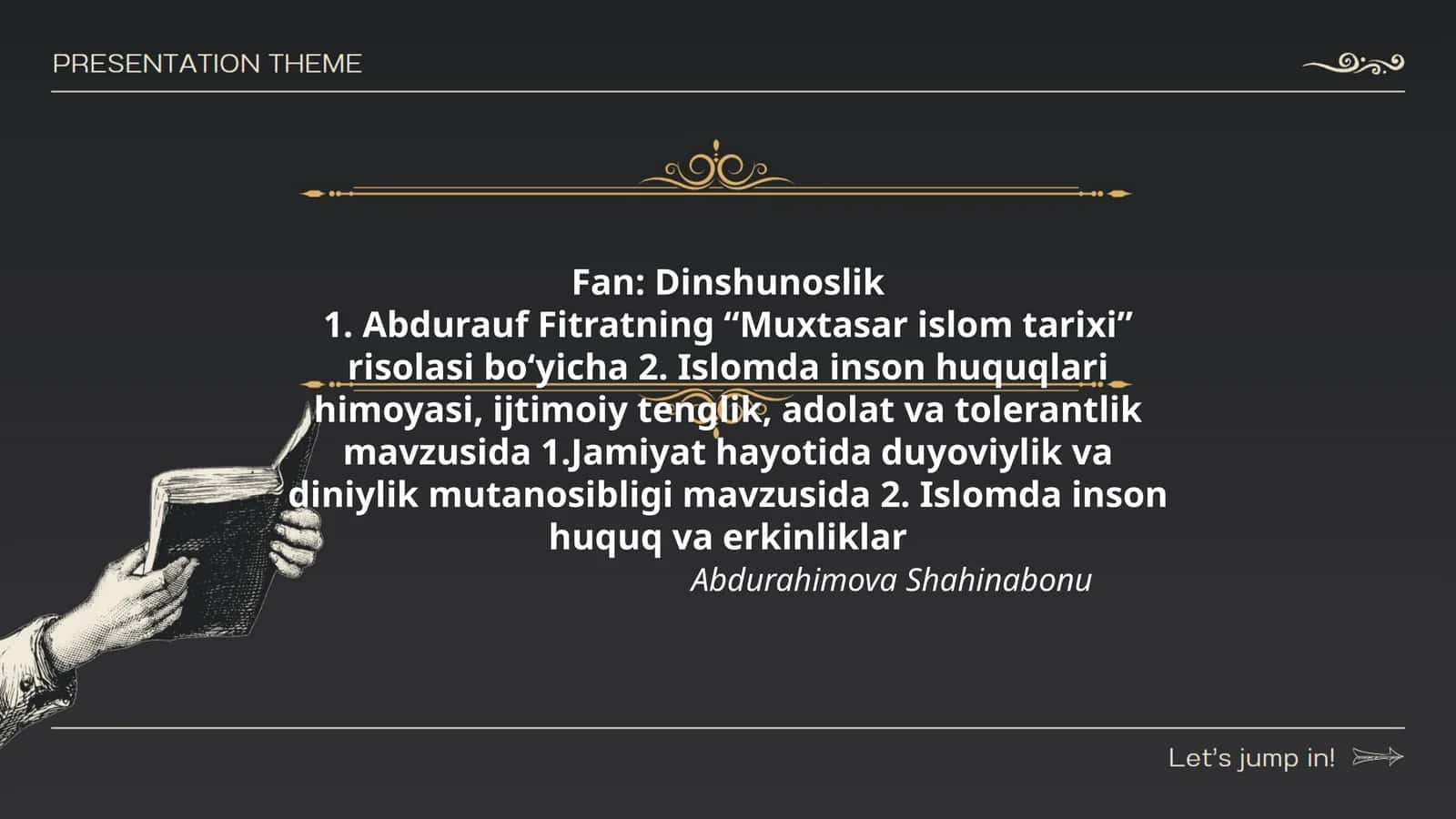 Abdulrauf Fitratning "Muxtasar islom tarixi" risolasi