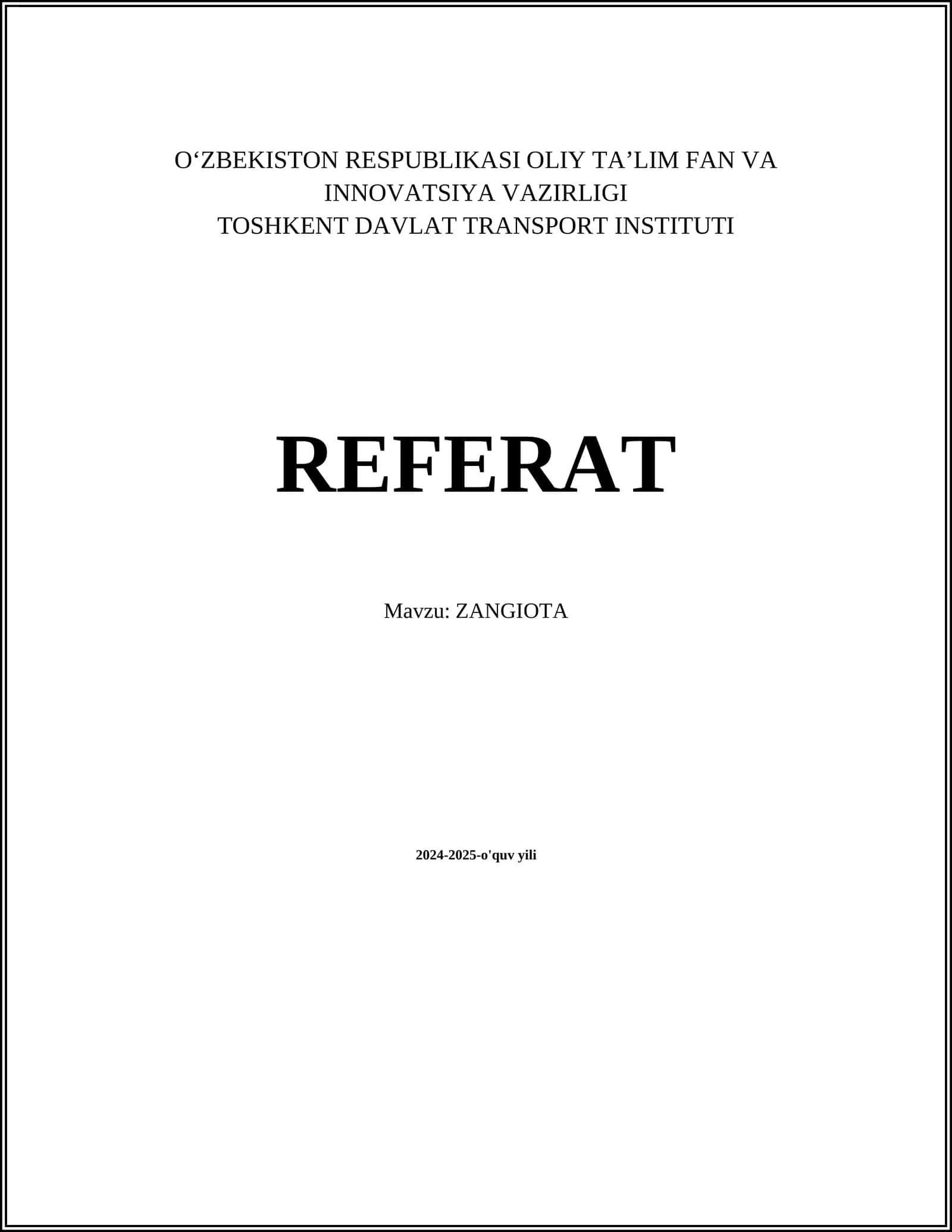 ZANGIOTA