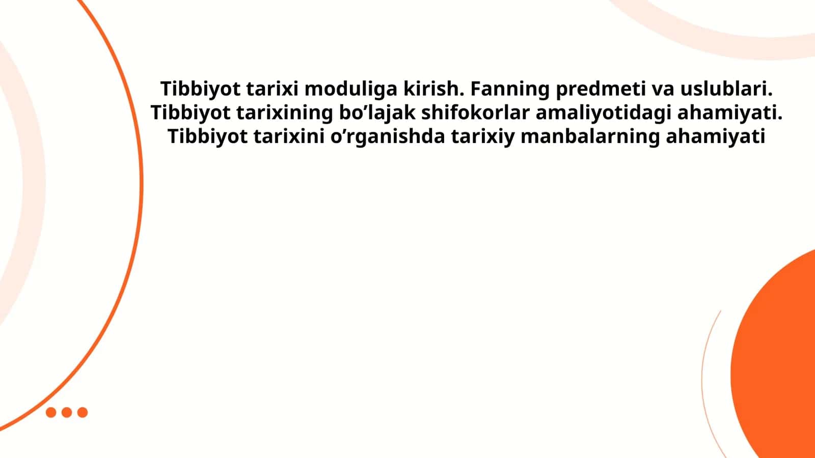 Tibbiyot tarixi