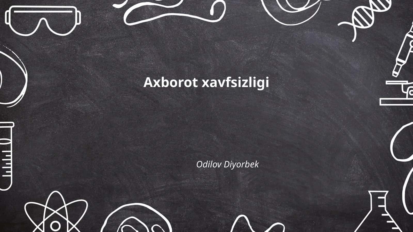 Ma'lumotlarni shifrlash usullari