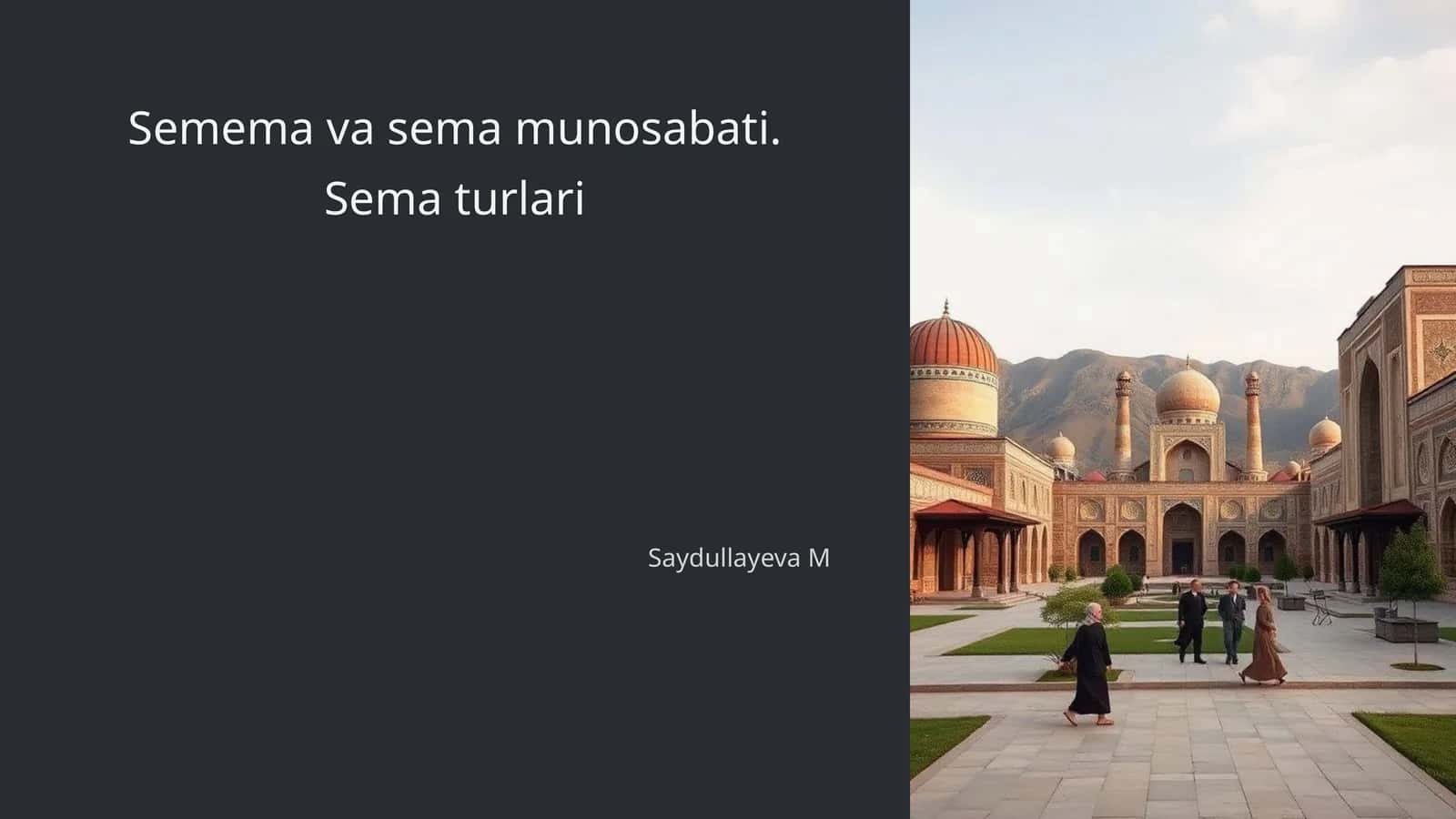 Sema turlari