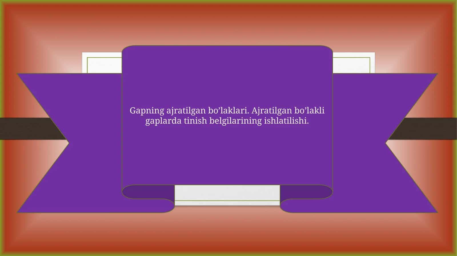 Gapning ajratilgan bo’laklari. Ajratilgan bo’lakli gaplarda tinish belgilarining ishlatilishi