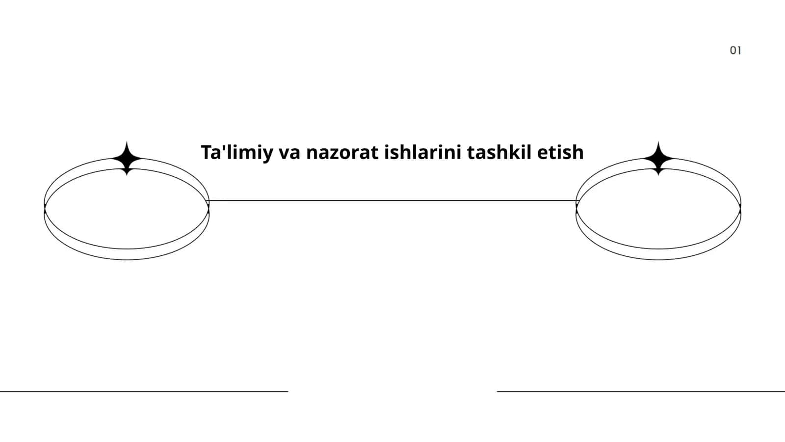 Ta'limiy va nazorat ishlarini tashkil etish
