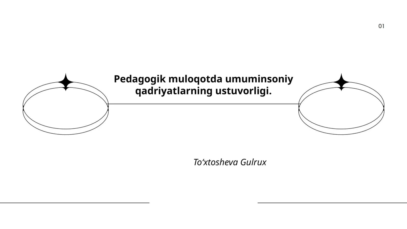 Pedagogik muloqotda umuminsoniy qadriyatlarning ustuvorligi
