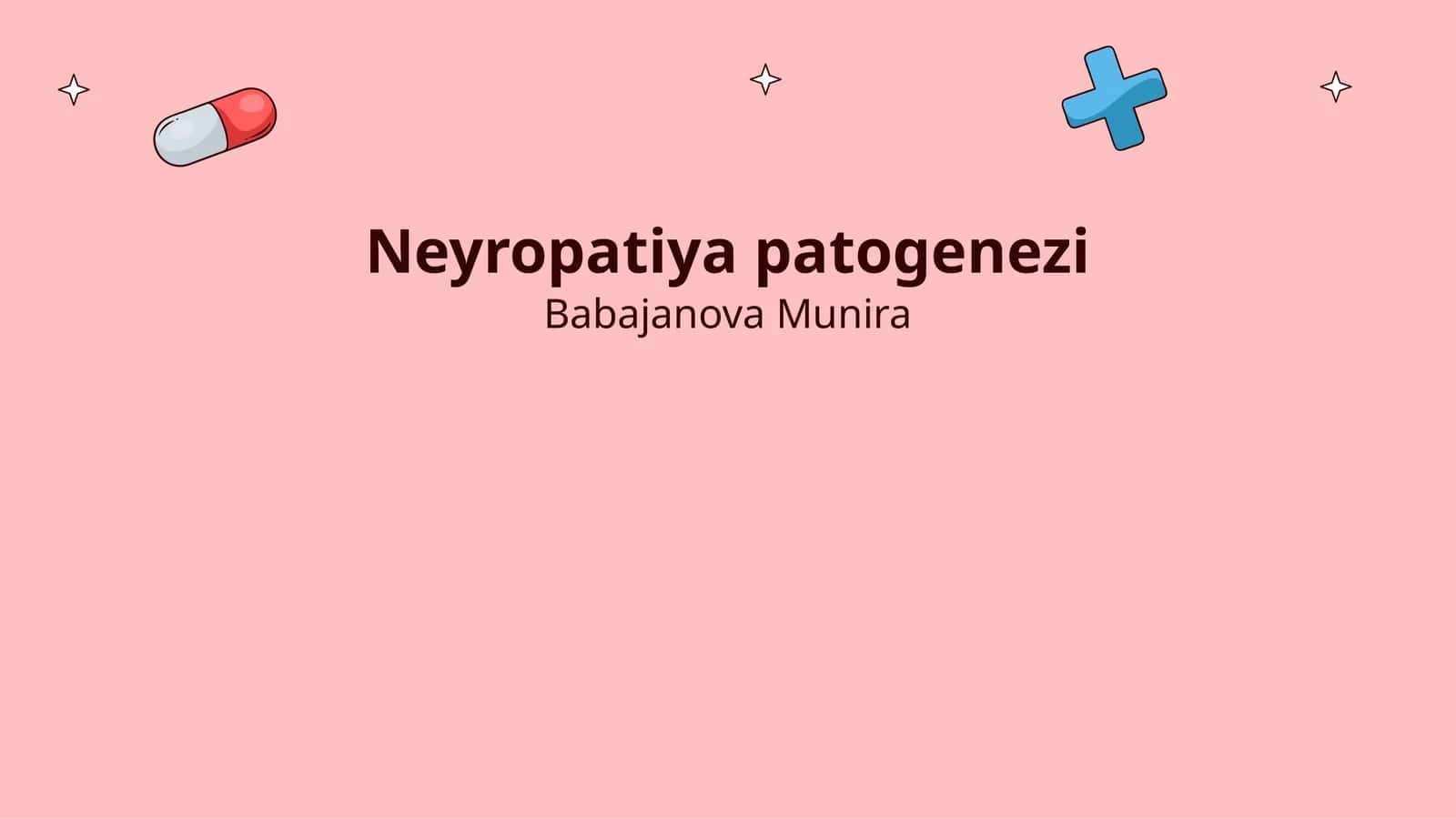 Neyropatiya patogenezi