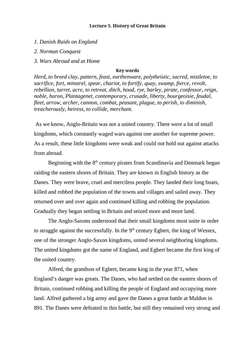 History of Great Britain