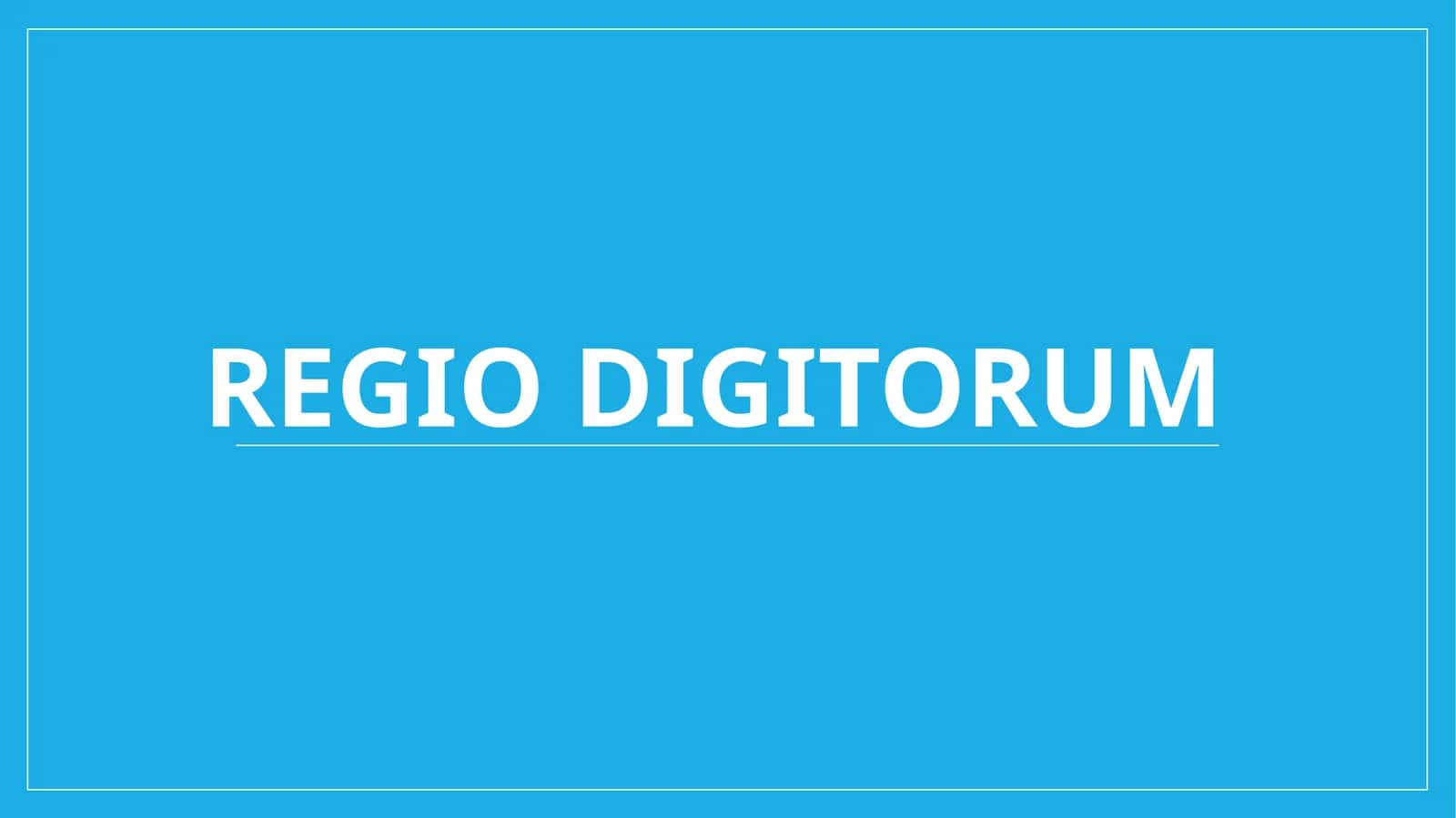 Regio digitorum