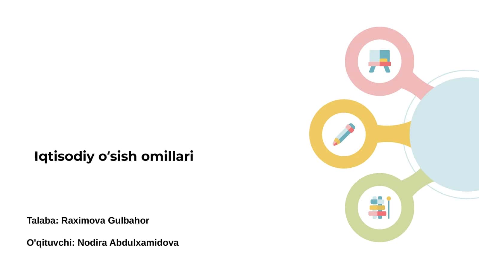 Iqtisodiy oʻsish omillari
