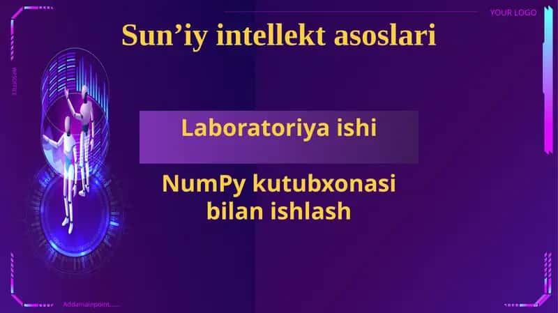 Sun’iy intellekt asoslari