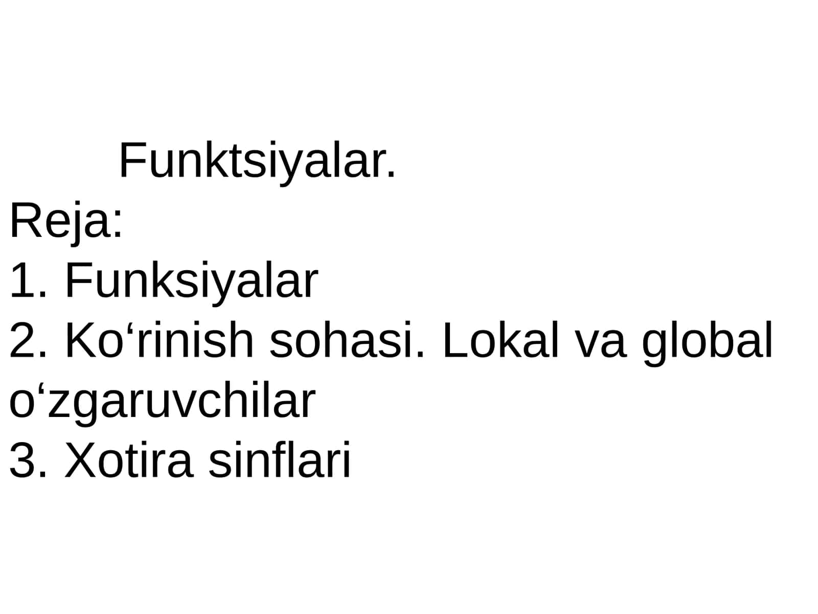 Funktsiyalar