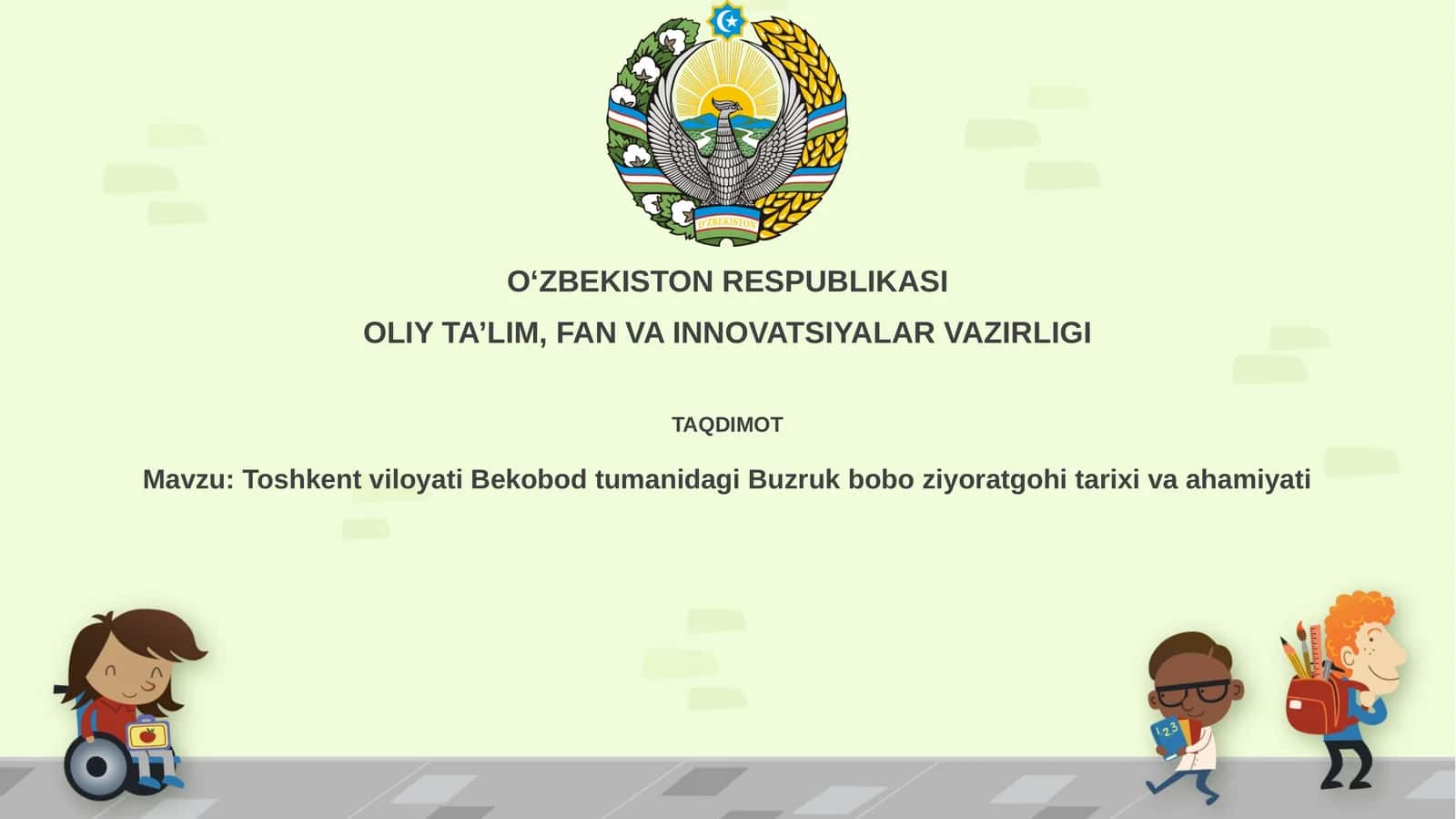 Toshkent viloyati Bekobod tumanidagi Buzrukbobo ziyoratgohi: tarix va ahamiyati