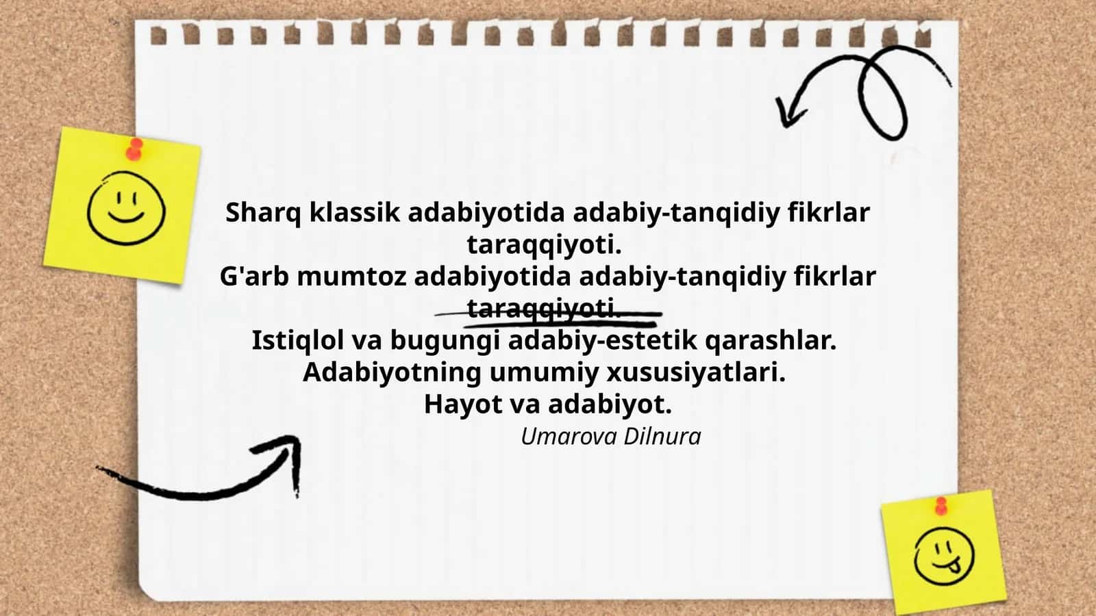 Sharq klassik adabiyotida adabiy-tanqidiy fikrlar taraqqiyoti