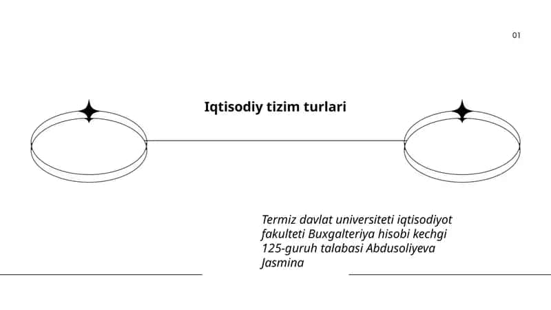 Iqtisodiy tizim turlari