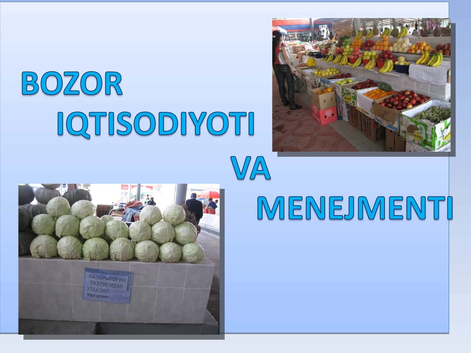 Qadimdan O’rta Osiyoning bozorlari