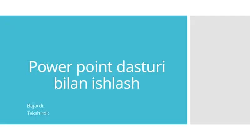 Powerpointdasturi