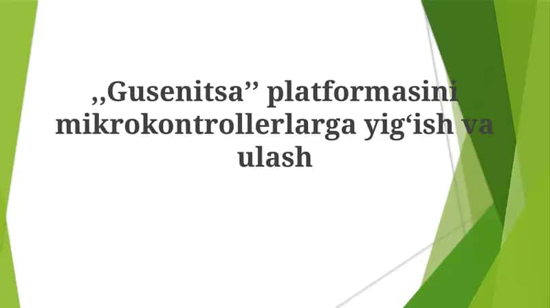 Gusenitsa platformasi
