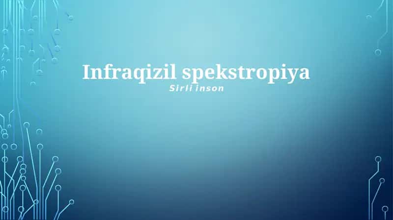 Infraqizil spekstropiya
