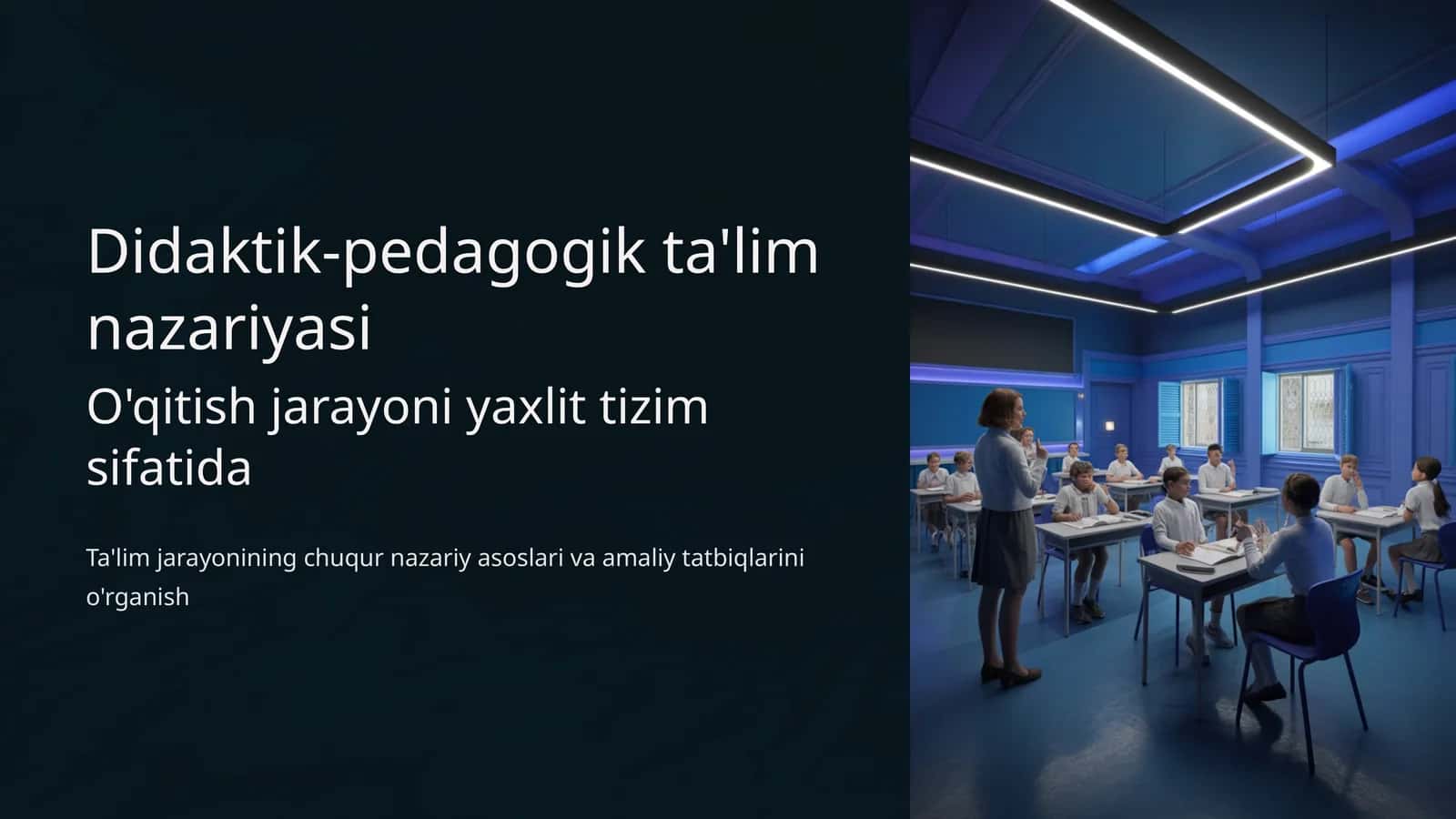 Didaktik-pedagogik ta'lim nazariyasi