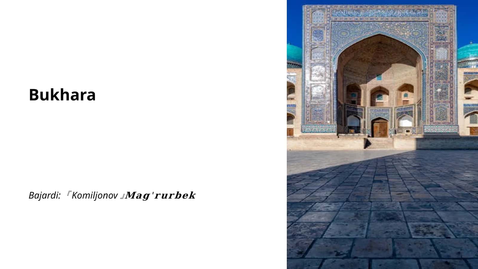 Bukhara