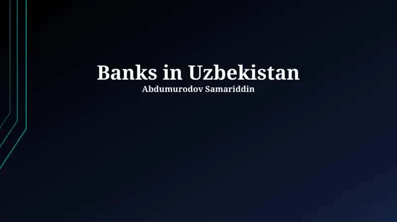 Overview of Uzbekistan's Banking Sector